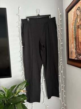 Mondetta Pintuck Straight Leg Pant Black Size L